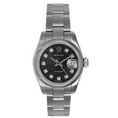 Rolex Lady's Stainless Steel Datejust Automatic Wristwatch Ref 179160 11