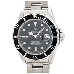 Vintage Rolex Stainless Steel Submariner Wristwatch Ref 16610 1998