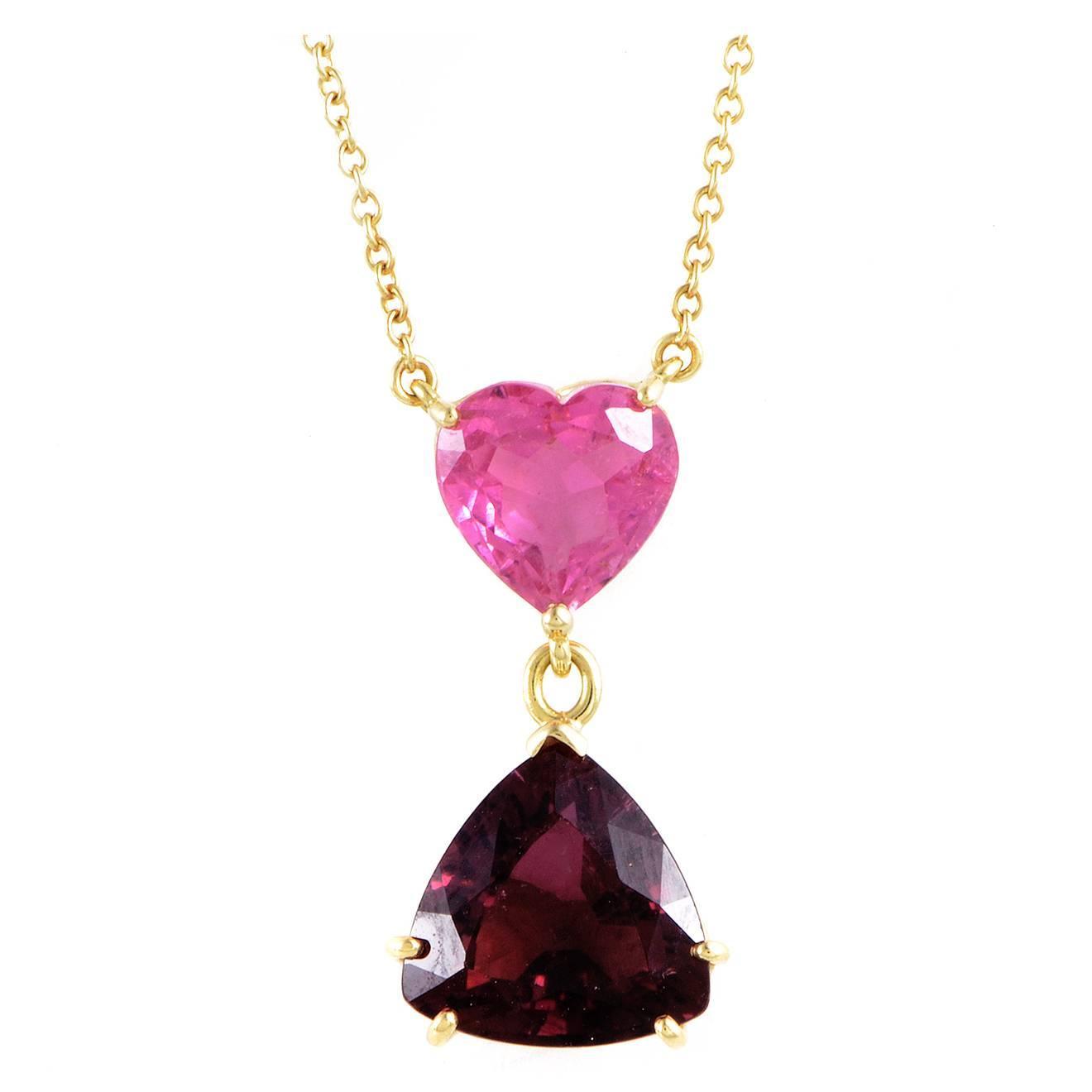Tiffany Necklace Garnet - 4 For Sale on 