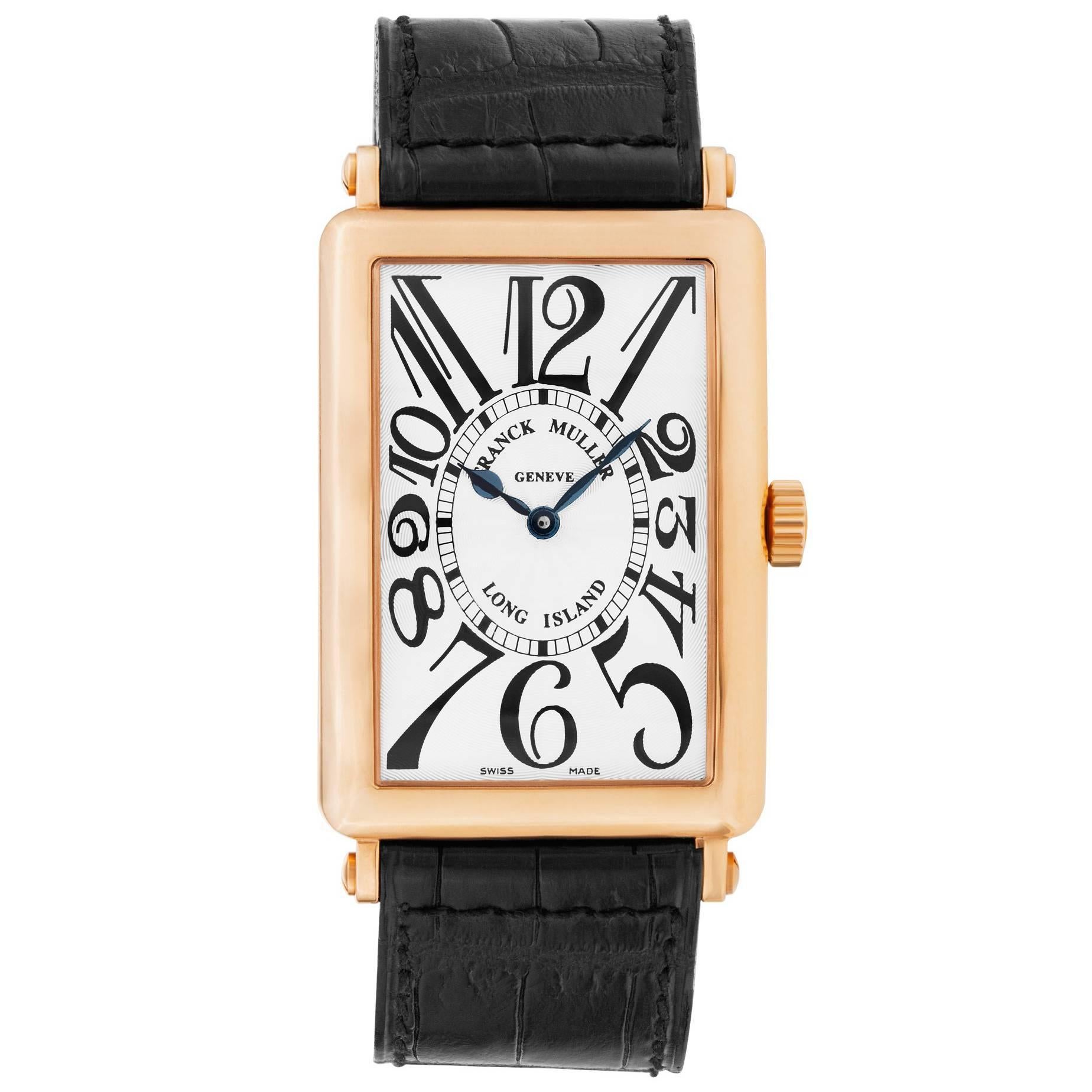 Franck Muller Montre-bracelet automatique Long Island Master Complications en or jaune