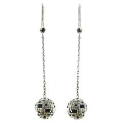 Torus Hanging Globe Earrings