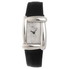 Henry Dunay Lady's Stainless Steel Diamond Medea Quartz Wristwatch 12