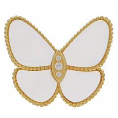 Van Cleef & Arpels Mother-of-Pearl Gold Butterfly Clip 11