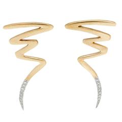 Tiffany & Co. Paloma Picasso Diamond Famous "Scribbles" Collection Earring