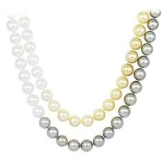 Multi-Color South Sea Pearl Necklace 11