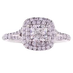 Tiffany & Co. Soleste Diamond Platinum Engagement Ring