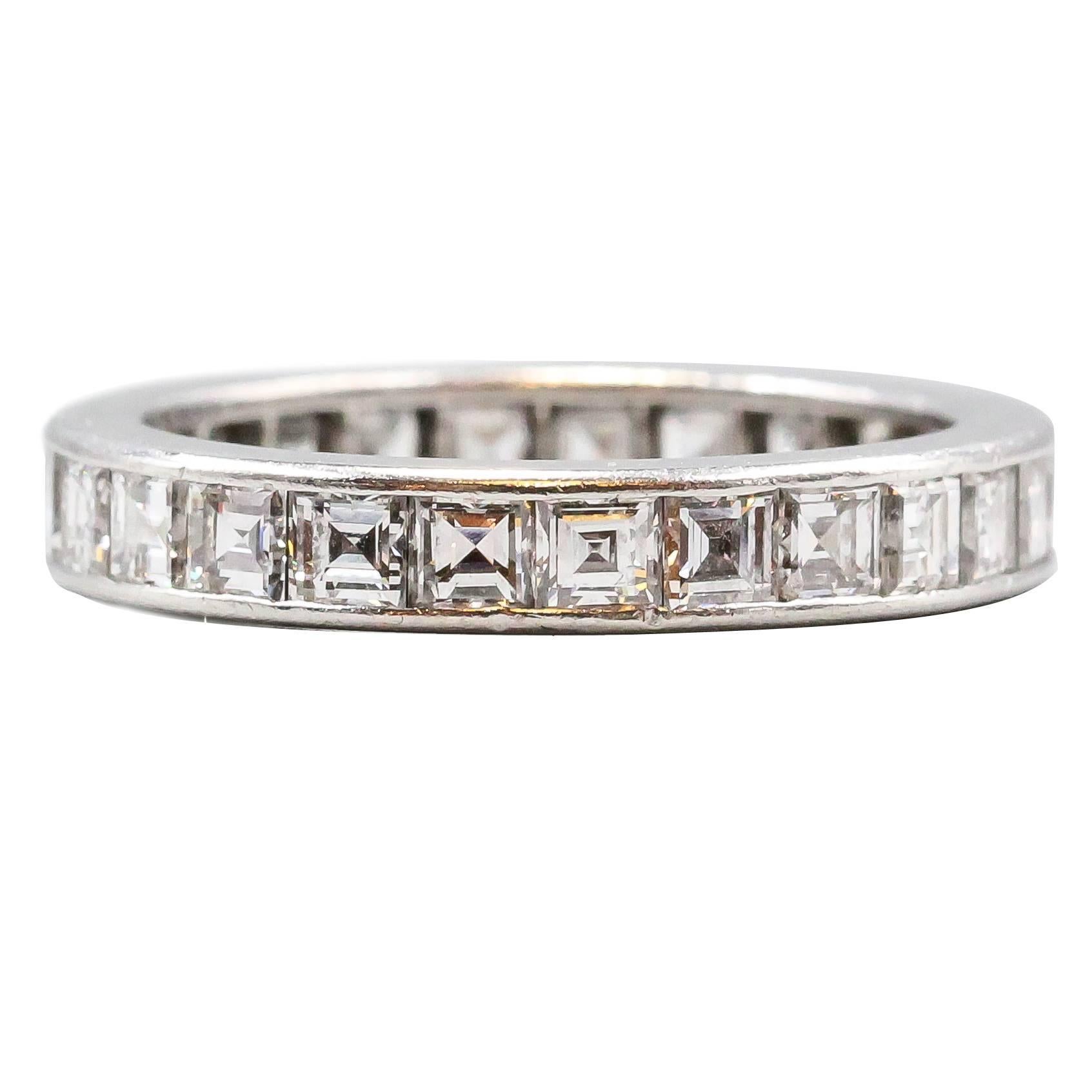 Tiffany & Co. Platin-Bandring mit Diamant