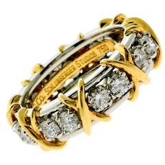 Tiffany & Co. Schlumberger Diamond Gold Ring