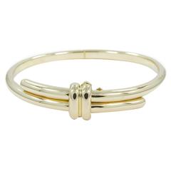 Chaumet Paris Gold Overlap Bangle Bracelet