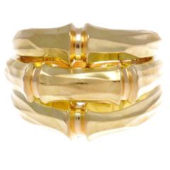 Vintage Cartier Bamboo Gold Ring