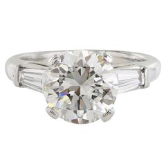 Bulgari 3.01 Carat I/VVS2 GIA Cert Diamond Platinum Engagement Ring 3