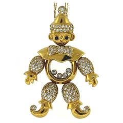 Diamond Gold Jester With Articulated Limbs And Head