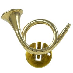 Antique French Horn Gold Tie Pin