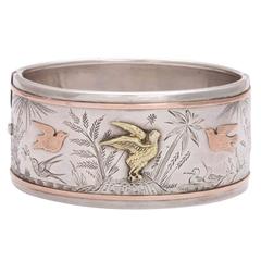 Spring Awakening:  A Victorian Cuff Bracelet