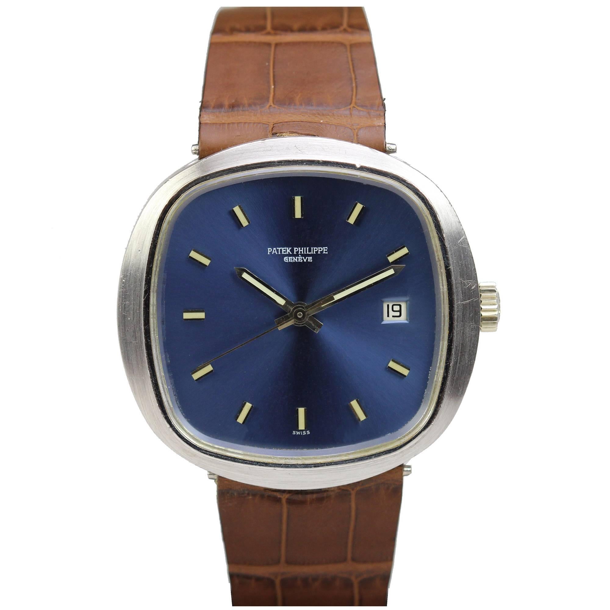 Patek Philippe White Gold Beta 21 Wristwatch Ref 3597 at 1stDibs ...