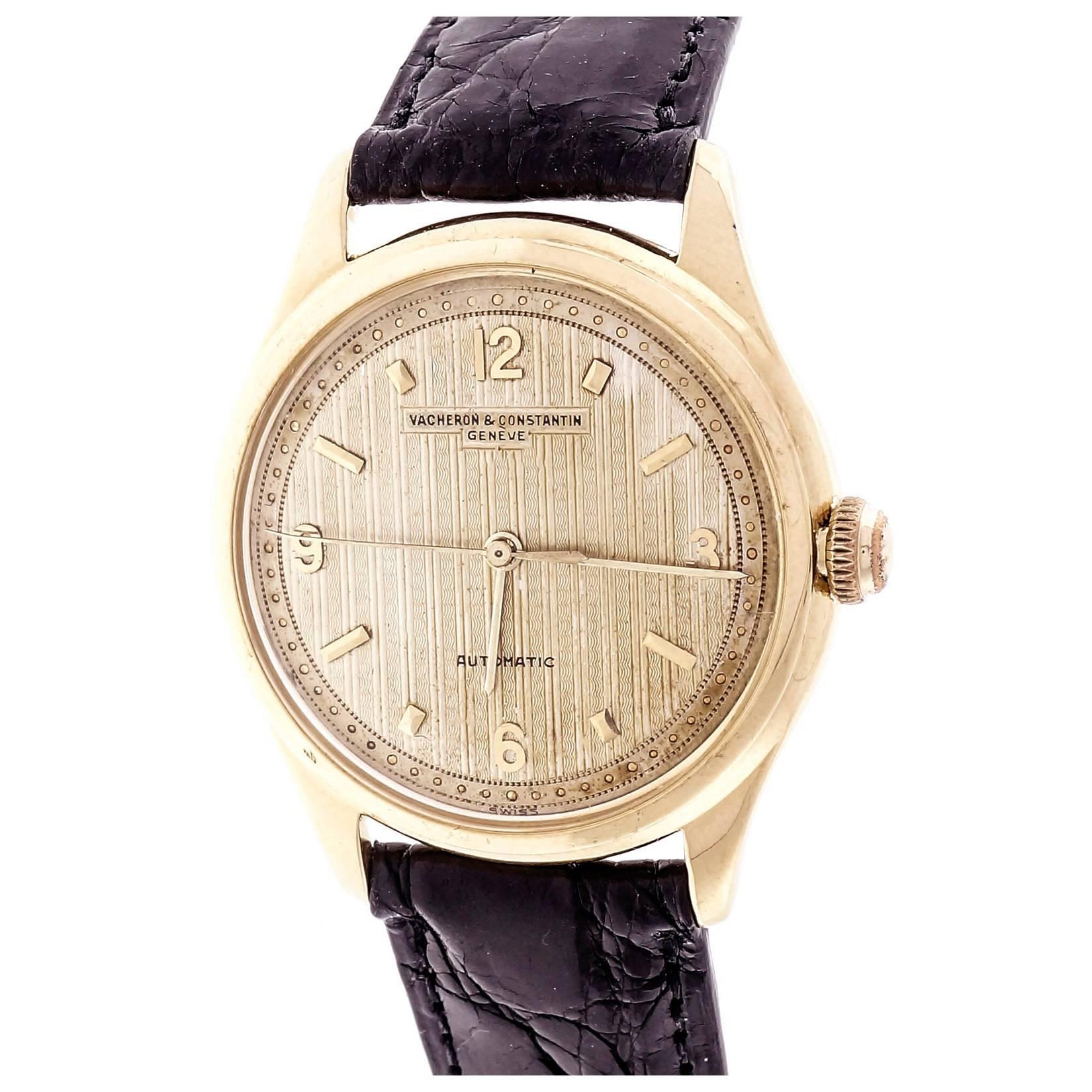 Vacheron Constantin Yellow Gold Automatic Wristwatch 