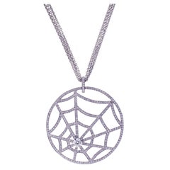Chaumet “Attrape Moi” Catch Me Spider Web Diamond Necklace