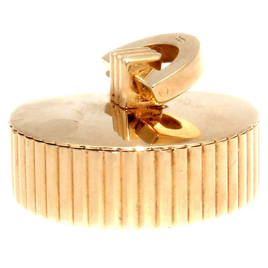 Cartier London Gold Pill Box