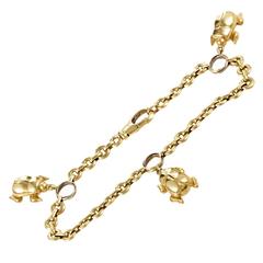 Cartier Gold Charm Bracelet