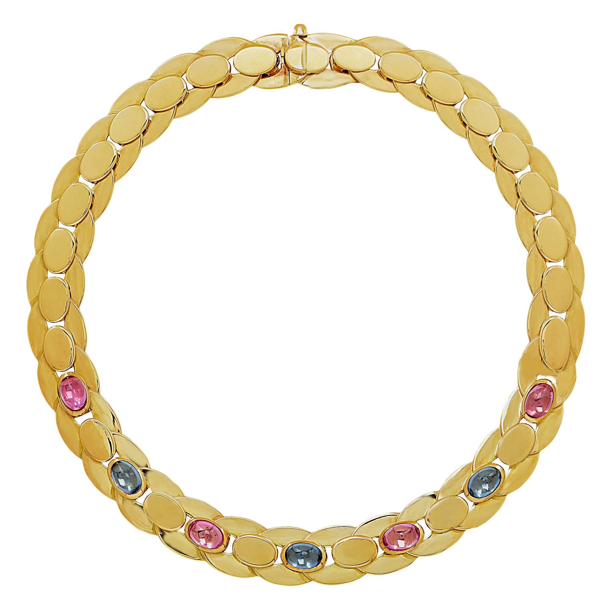 Marina B. Sapphire Gold Necklace