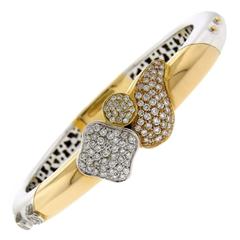New La Nouvelle Bague Diamond Gold Bangle Bracelet
