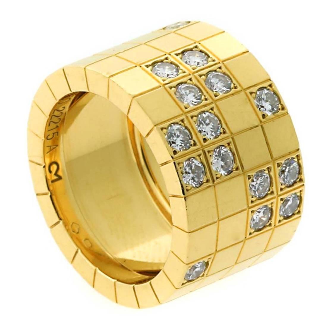 Cartier Lanieres Diamond Gold Ring