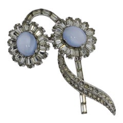 Retro Jomaz Floral Shaped Brooch