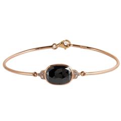 6.00 Carat Black Diamond Gold Bracelet 4