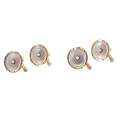 Edwardian Four-Piece Mother-of-Pearl Gold Dress Set