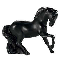 Lalique Black Mistral Horse