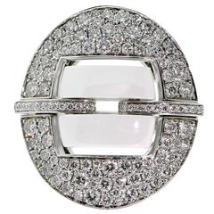 Chanel Ceramic Diamond Gold Ring
