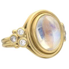 Temple St. Clair Moonstone Diamond Gold Ring