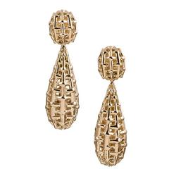 Seaman Schepps Woven Gold “Lightship” Earrings 7
