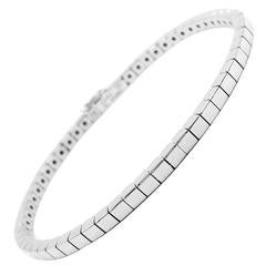 Cartier Popular Lanieres Collection Gold Twin Ladies Tennis Bracelet