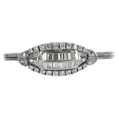 Outstanding 11 Carat Diamond Platinum Bracelet 10