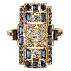 Sabine Getty Harlequin Sapphire Diamond Ring