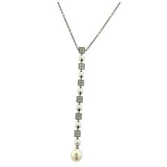 Bulgari Lucea Pearl Diamond Gold Necklace