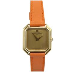 Vintage Baume & Mercier Ladies Yellow Gold Mechanical Wristwatch