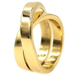 Cartier Gold Bypass Ring 