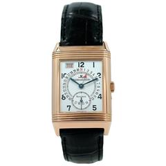 Jaeger-LeCoultre Rose Gold Reverso Manual Wind Wristwatch 