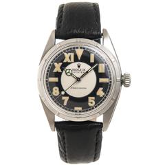 Vintage Rolex Stainless Steel Oyster Precision Wristwatch 