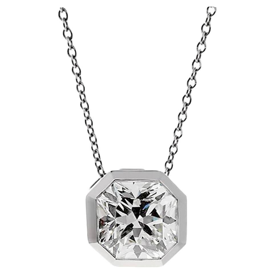 Tiffany & Co. 3.14 Carat Lucida Diamond Platinum Necklace
