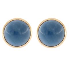 Jona Apatite Quartz Gold Stud Earrings 8
