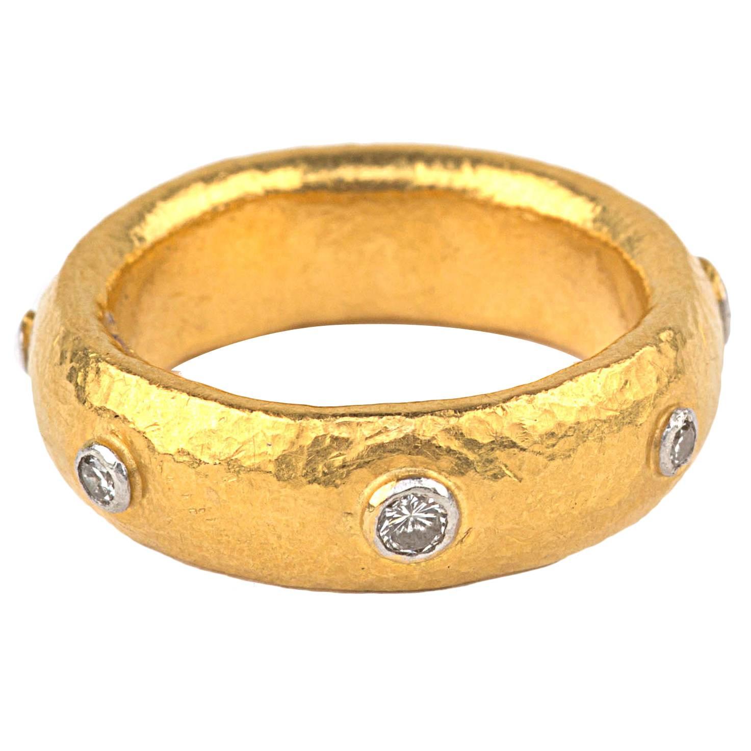 Gurhan Diamond Gold Band Ring