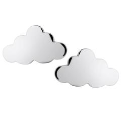 Sterling Silver Cloud Stud Earrings 7