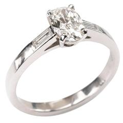 .91 Carat GIA Cert Diamond Platinum Ring 8