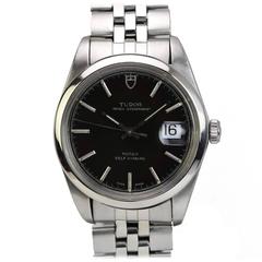 Tudor Stainless Steel Prince Oyster Date Automatic Wristwatch Ref 74100 