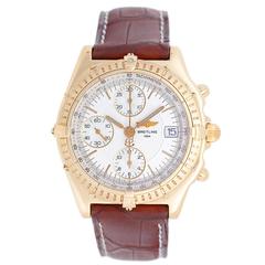 Vintage Breitling Yellow Gold Chronomat Chronograph Automatic Wristwatch Ref K13050.1