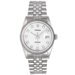 Vintage Rolex Stainless Steel Datejust Automatic Wristwatch Ref 16220