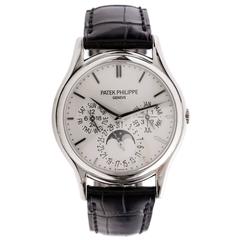 Patek Philippe White Gold Perpetual Chronograph Wristwatch Ref 5140